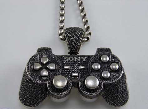 controller chains diamond iced worst playstation ten chain cute tuesday necklace