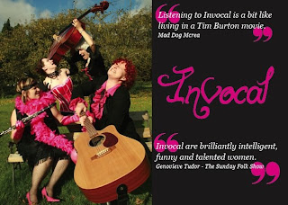 Invocal are a female acoustic band from Northampton that perform with cello, guitar, oboe and harmonious voices