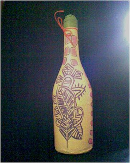 Craft Ideas Empty Wine Bottles on Thought That Empty Bottles Could Turn Into Something Unique Craft