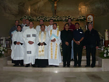 + Monseñor Victor, los Padre José y Julio.