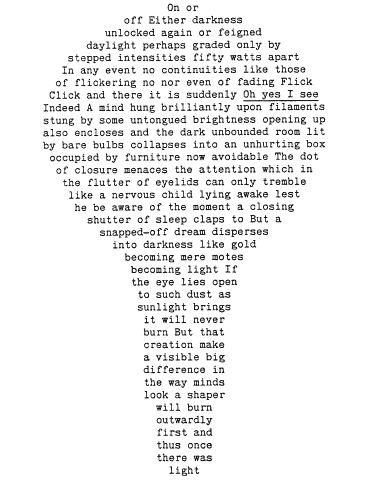 Sarah Mahan's AP English Blog: Shape Poem, Example 2
