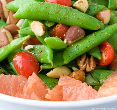 Sugar Snap Peas. Sugar Snap Pea Maple Nut Salad