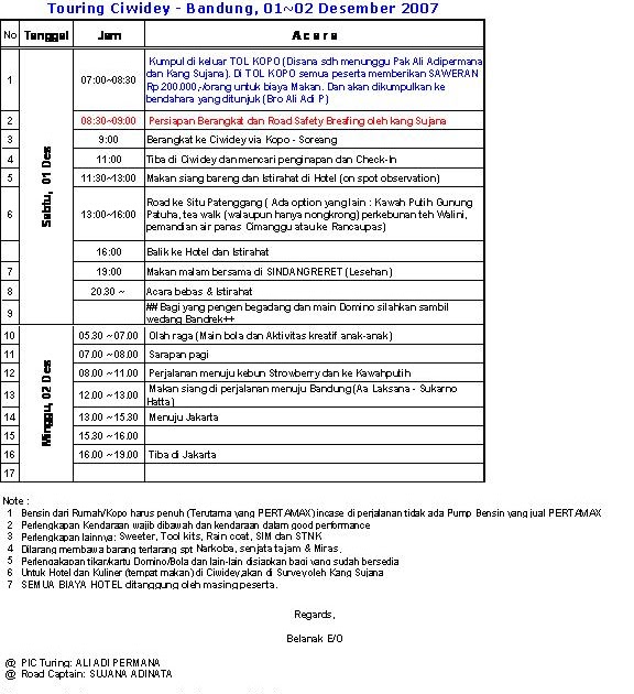 Brotherhood Forever Belanak Family Gathering Road to