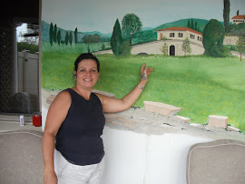 more scenes of Tuscany, from the mural, Scenes from Italy