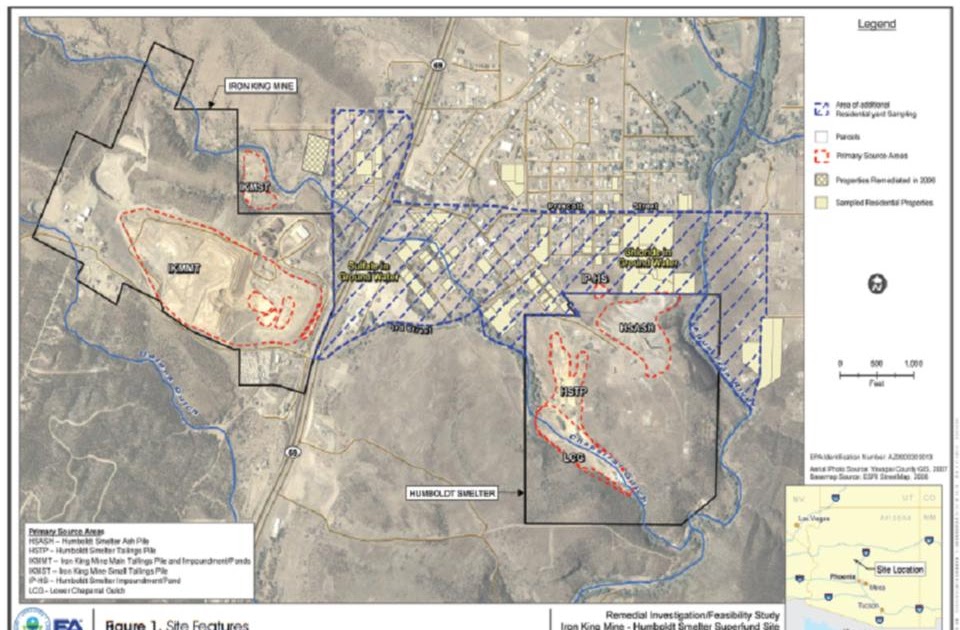 Arizona Geology EPA weighing options for Iron King Mine, Humboldt