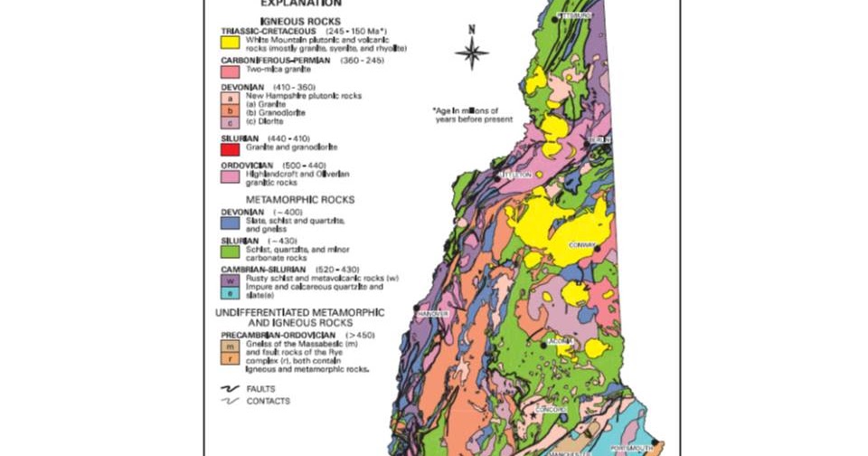 New Hampshire Geological Survey State Geologists: Geologists Mapping What Lies Beneath New Hampshire