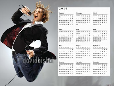 Ir a Calendarios David Bisbal 2010