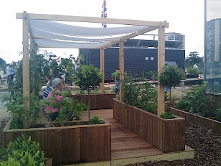 pérgola de la Nottingham H.O.U.S.E.