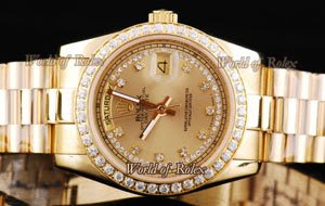 Rolex Day Date replica watch full yellow gold