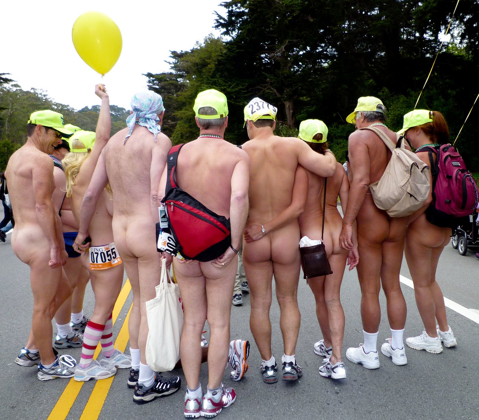 Naked Fun at the 2010 Bay to Breakers.