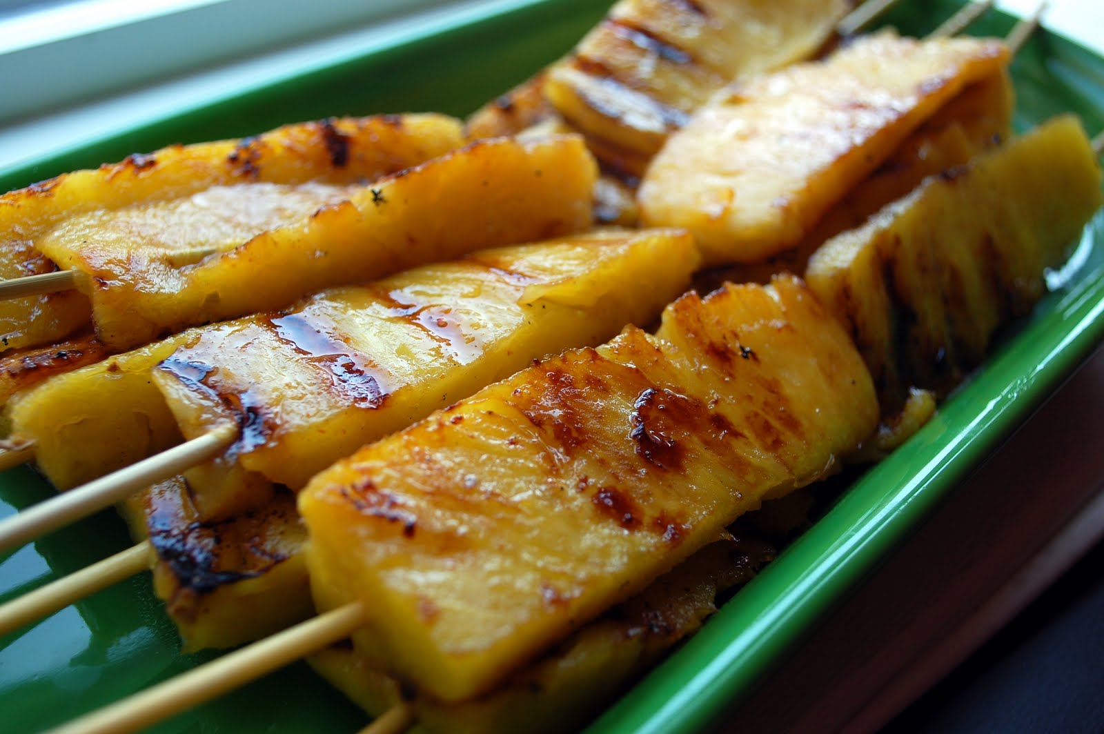 The Skillet Takes Grilled Pineapple Kebabs