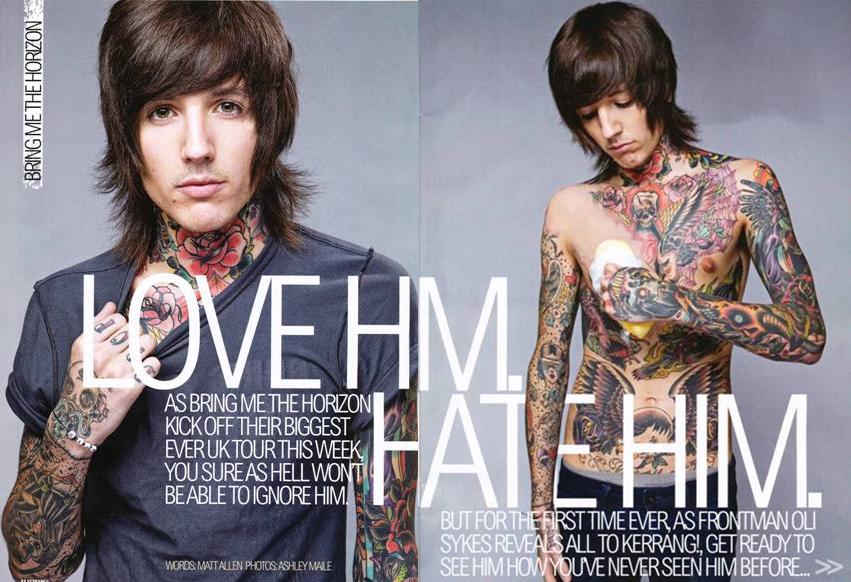 Oli Sykes Kerrang