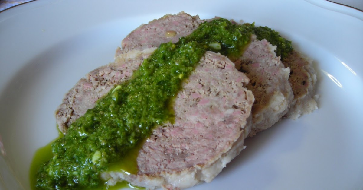 La mia vita tra la carne Polpettone Bollito in Salsa Verde