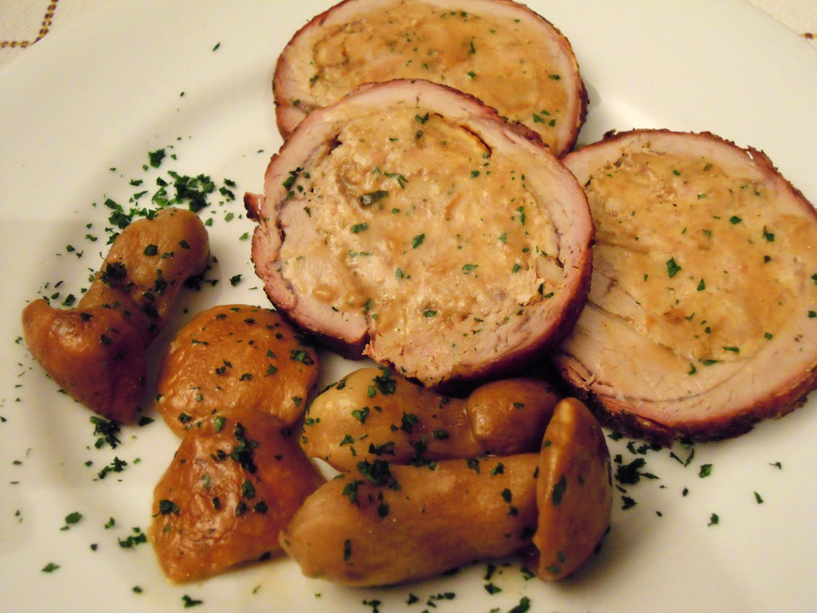 La mia vita tra la carne Arrosto di Vitella ai Funghi Porcini