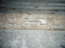 step into lower saloon marked "Brighton Corparation Tramways"