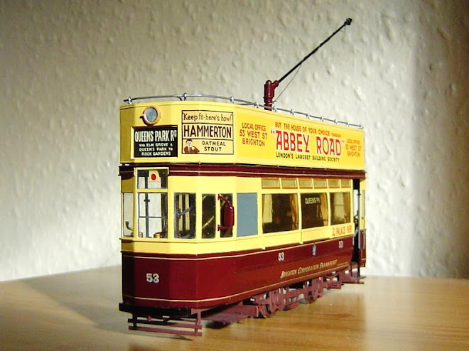 model of F class tram