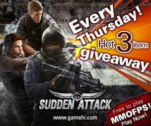 Sudden Attack Item Key Giveaway