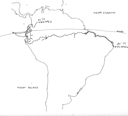 recorrido a través de suramérica [oEste-este]