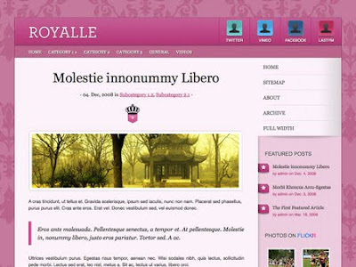 Woothemes Royalle Free Premium Wordpress Themes