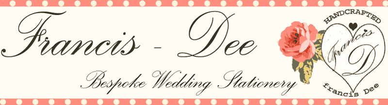 Francis-Dee bespoke wedding Stationery