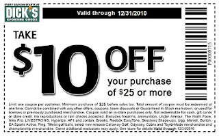 DICK S SPORTING GOODS 10 OFF 25 COUPON visual data 8