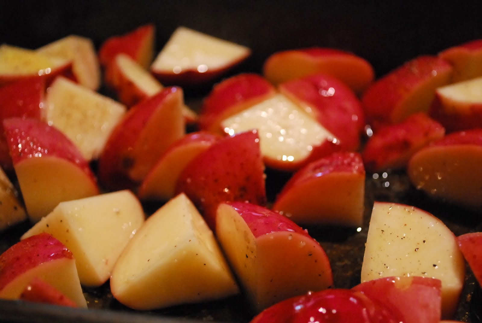 I've got the Blues Blue Cheese Roasted Potatoes Eatin' on the Cheap