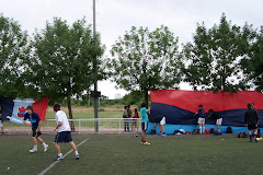 Toda la banda en la previa al match