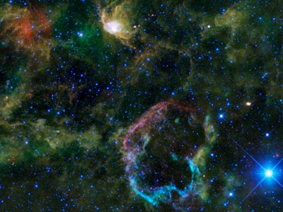 Nebulosa na constelação de Gêmeos