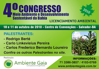 4º Congresso de Meio Ambiente e Desenvolvimento Sustentável da Bahia