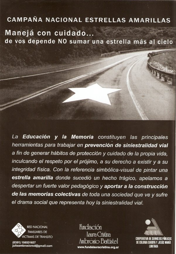 Campaña Nacional Sobre accidentes de tránsito Campaña Nacional Sobre accidentes de tránsito