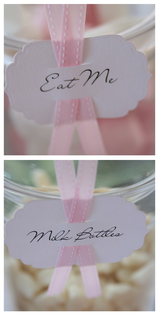 A Pink and White Wedding Candy Table A Pink and White Wedding Candy Table