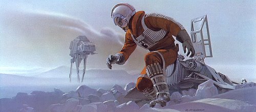 Dibujos de Ralph McQuarrie para Star Wars
