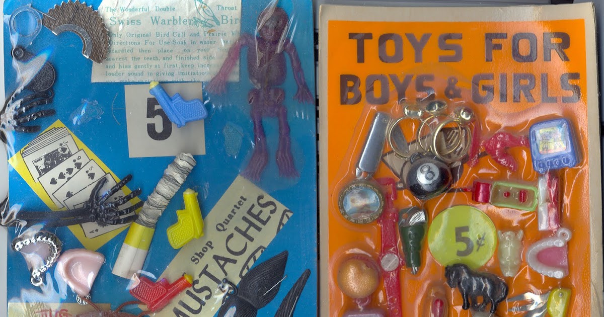 Tracy's Toys (and Some Other Stuff) Vintage Vending Machine Prize Cards