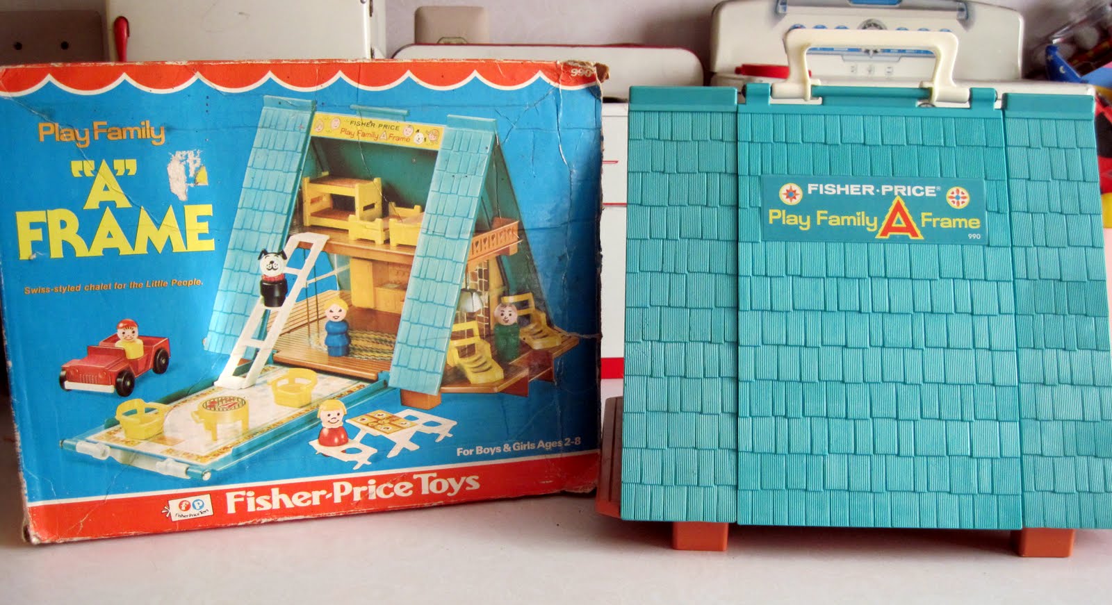 Tracy's Toys (and Some Other Stuff) Fisher Price Play Family A Frame House