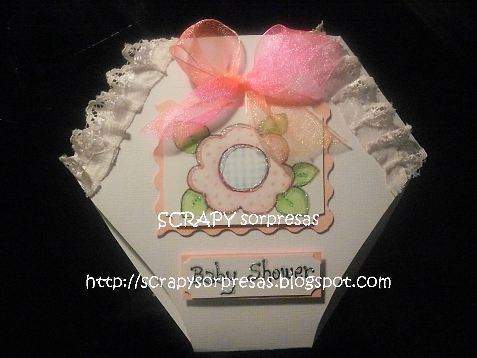 SCRAPY sorpresas: Tarjeta Invitación Bay Shower...Baby-Pañal