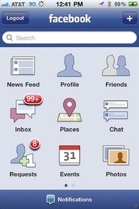 Facebook Places for BlackBerry img