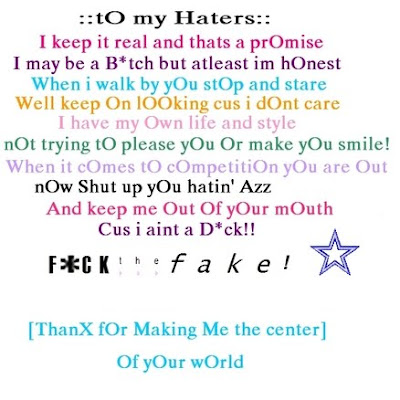 poems for haters. Spammers / haters are NOT; Spammers / haters are NOT poems for haters. poems for haters. Spammers / haters are NOT; Spammers / haters are NOT