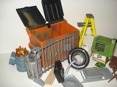 wwe dumpster toy