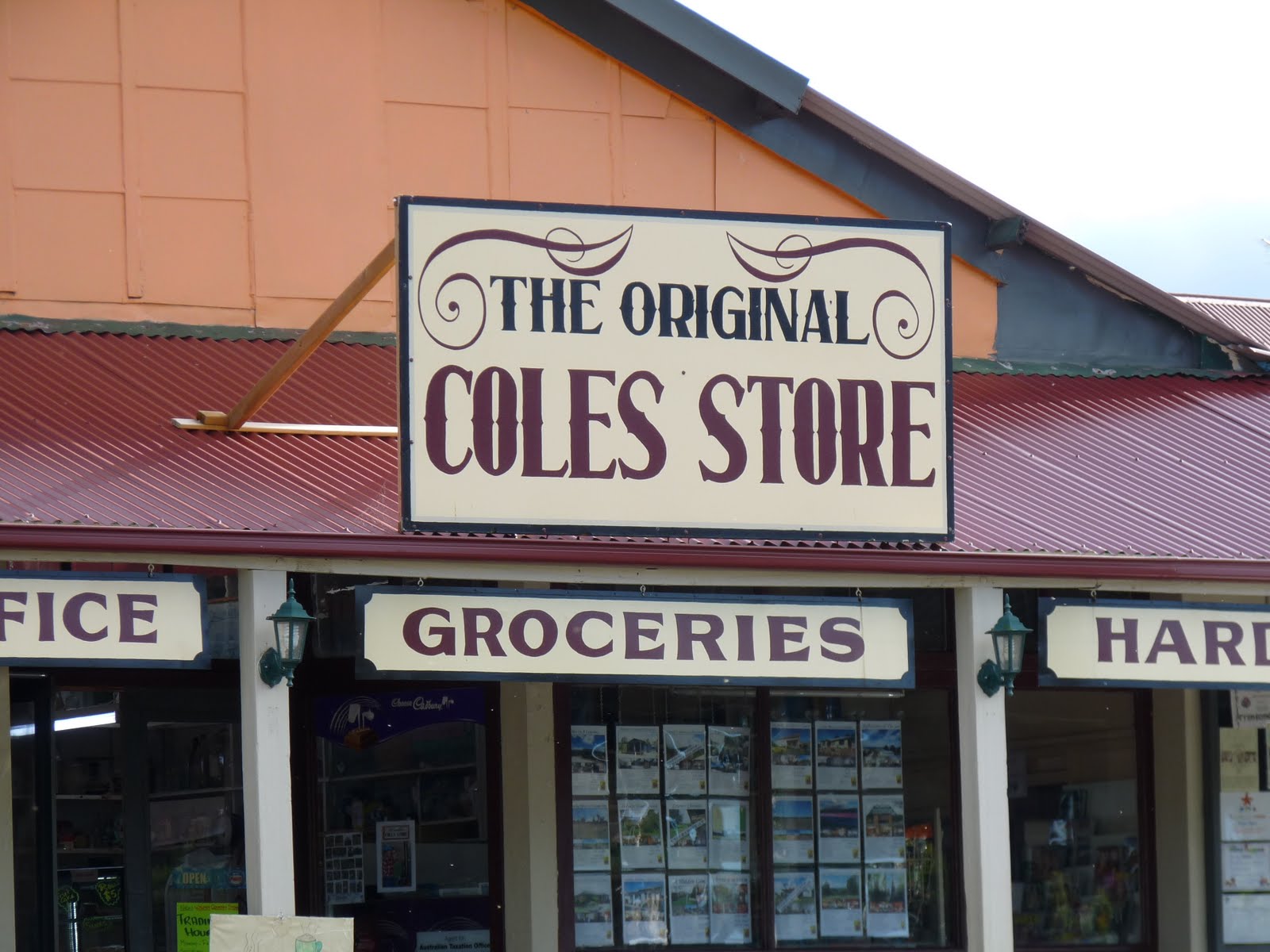 Garry and Rani Appleby The original Coles Store, Wilmot Tasmania