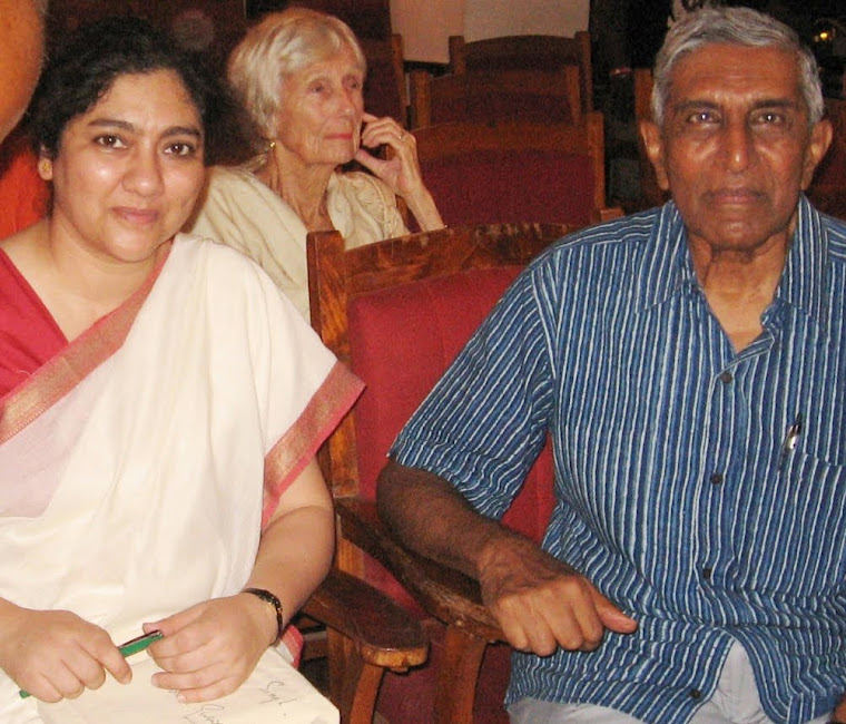 Surprise reunion: Daman with Lt Gen SK PIllai PVSM (Retd)