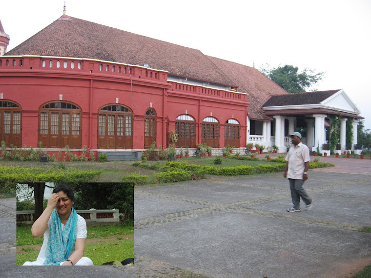 Daman on the green lawns of the venue