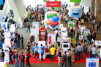 Google I/O 2010 の様子を示す画像。