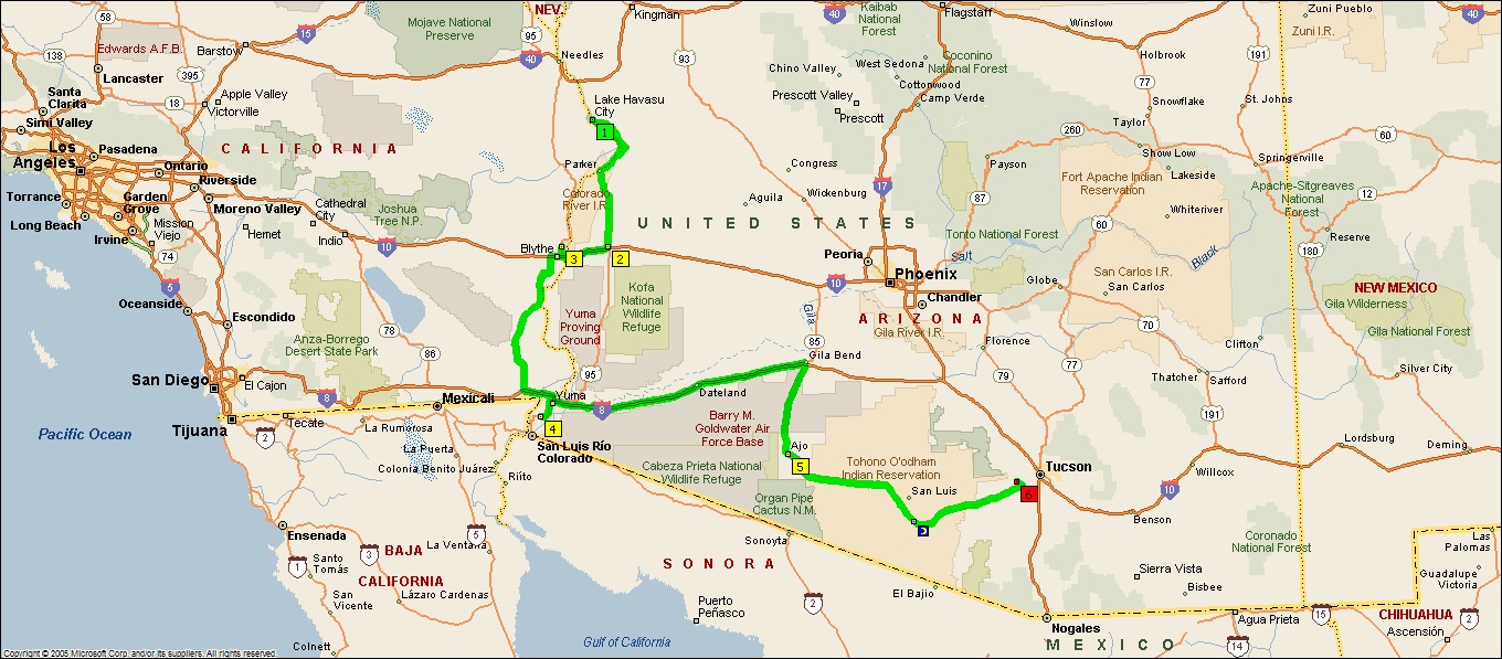 Roving Reports by Doug P 201037 Lake Havasu to Quartzsite to Yuma Arizona