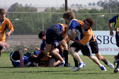 Jake Shakes off the Tackle