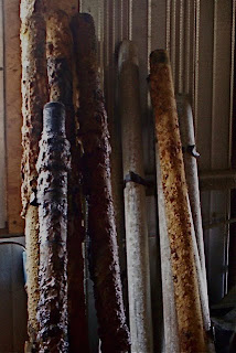 old pipe stack