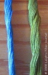 This warp wants to twist together in a Z fashion This warp wants to twist together in a Z fashion