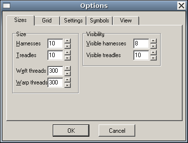 The options box The options box