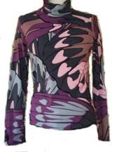 Camiseta alas lilas / rosas