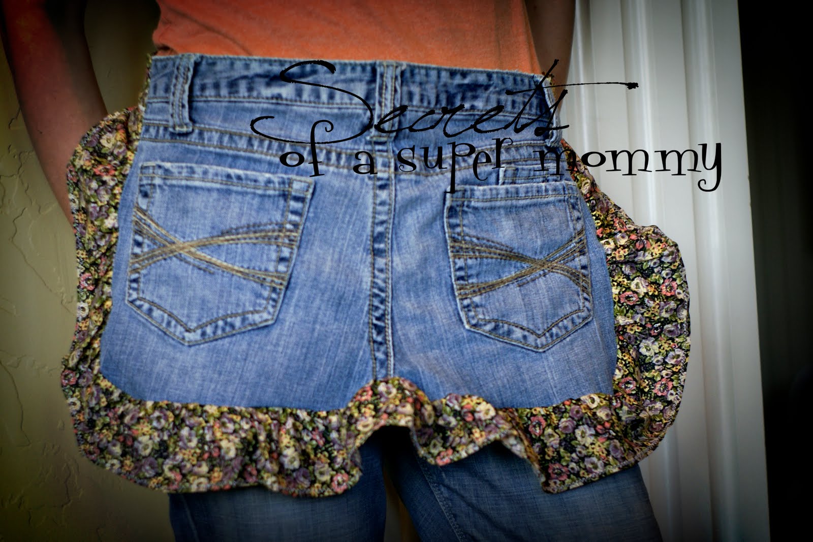 Secrets of a Super Mommy Simple Denim ApronsTeacher Appreciation or