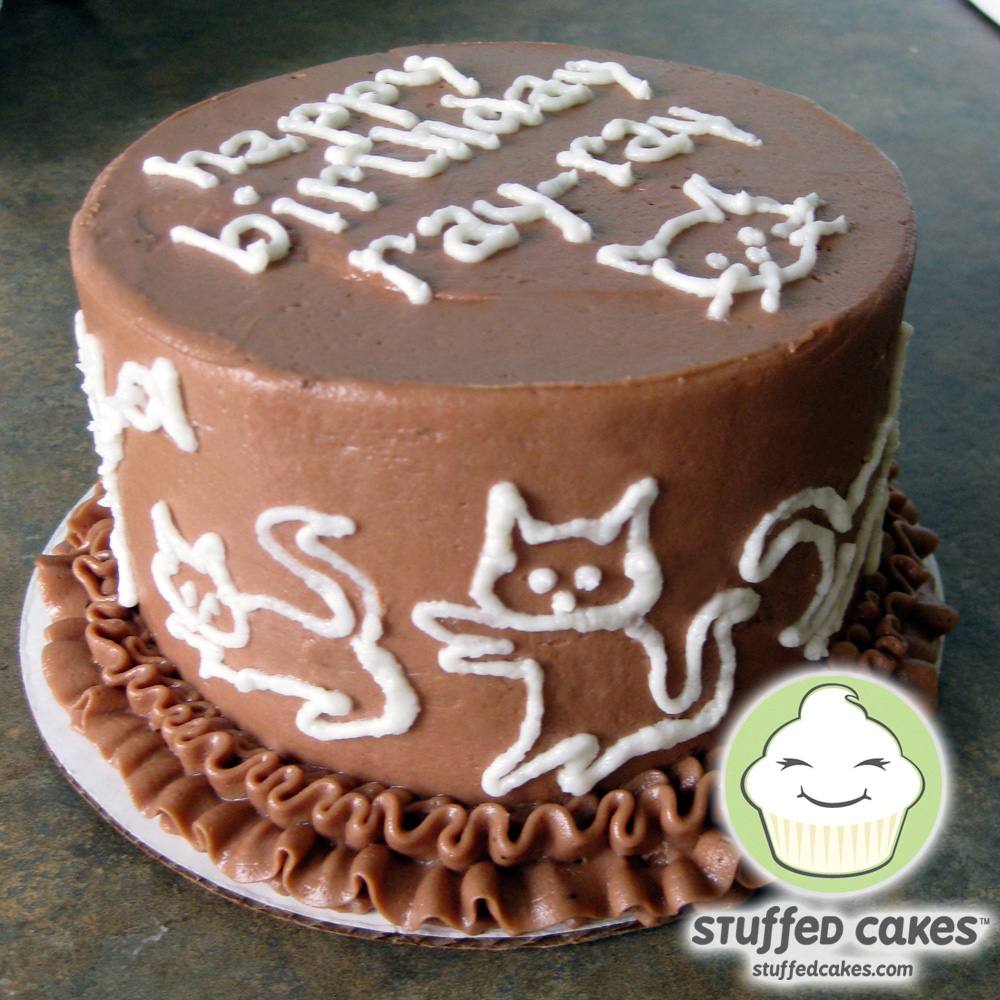 Stuffed Cakes 5" Personal Kitty Cat Cake